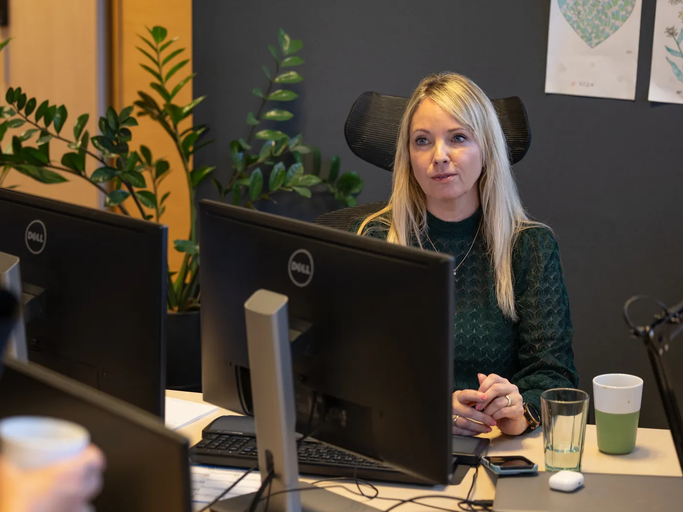 Jeannie fra Parknets brugerservice
